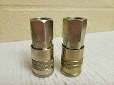 NEW LOT OF 2 GP BRASS FEMALE QUICK CONNECT HOSE COUPLING 1706 3/8"NPT