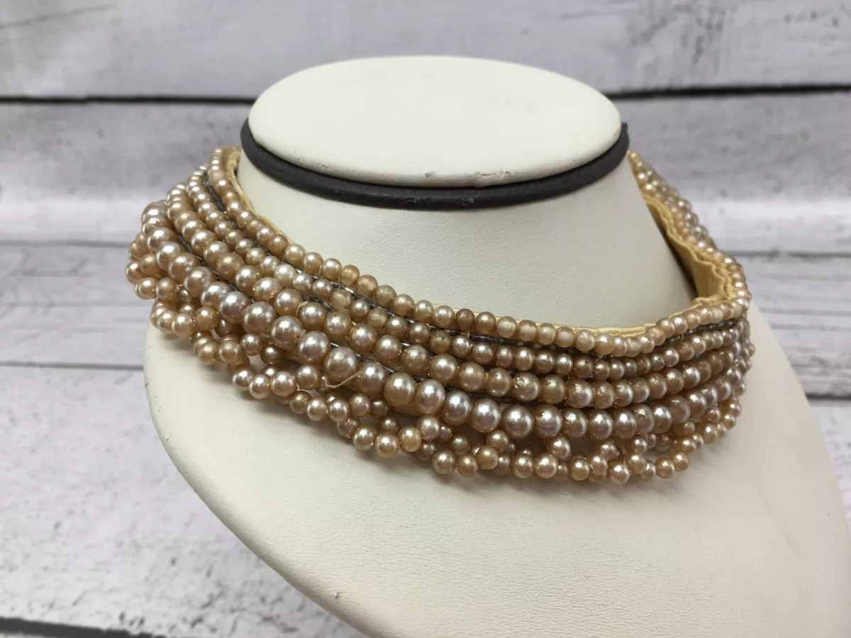 Vintage hotsell pearl collar