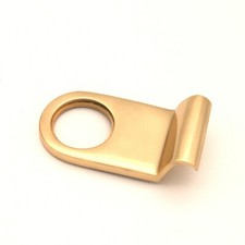 Polished Brass Victorian Yale Door Lock Cylinder Pull Night Latch Keyhole Handle