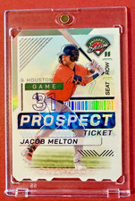 2024 Panini Prospect Jacob Melton Holo Ticket Stub /31 Houston Astros #146