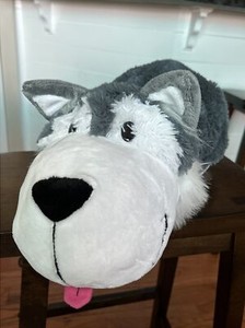 Flip a Zoo Stuffed Plush Animal 2 in 1 Poppi Polar Bear & Asher Husky