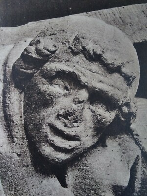 Mainz Germany Postcard Early1900s Rare Head Ostlettner Sculpture 