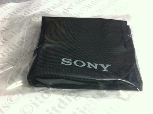 Genuine Sony Filter Case Holder Pouch Wallet Purse Lens 2 Pockets OEM Original - Picture 6 of 6