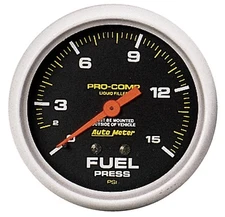 AutoMeter 5411 Pro-Comp Fuel Pressure Gauge, 2-5/8 in.