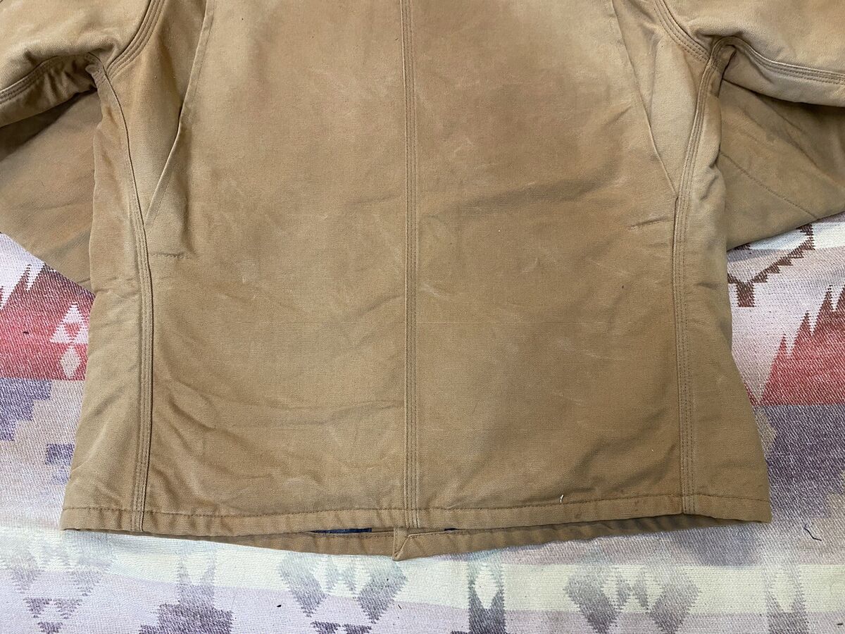 VTG Carhartt Blanket Lined Chore Coat size 44 46 6BLC Made VTG Carhartt Blanket Lined Chore Coat size 44 46 6BLC Made
