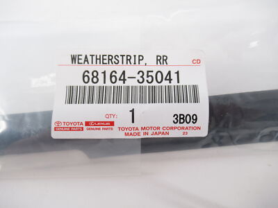 Genuine OEM Toyota 68164-35041 Driver LH Rear Door Belt Molding 07