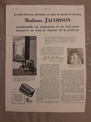 Alte Pressewerbung Palmolive - Old paper advertisement von 1929