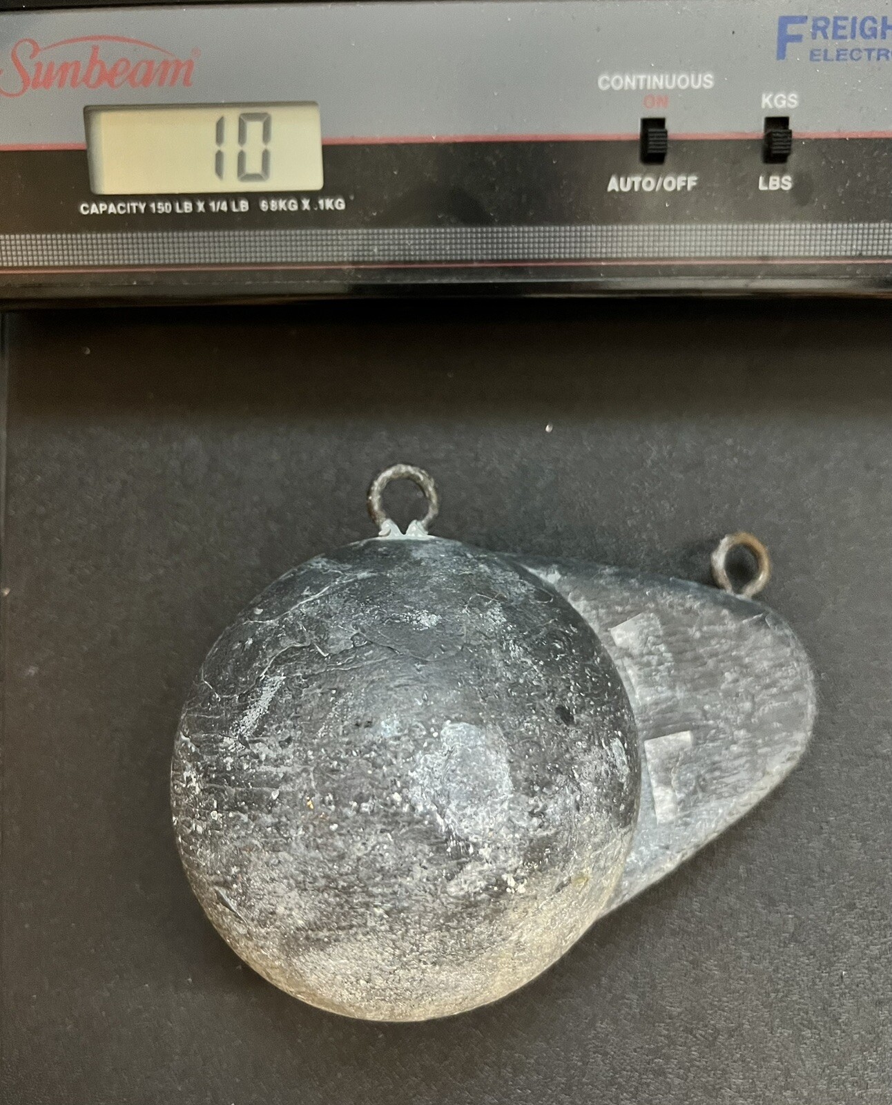 Lead Downrigger Weight 10 lb eBay