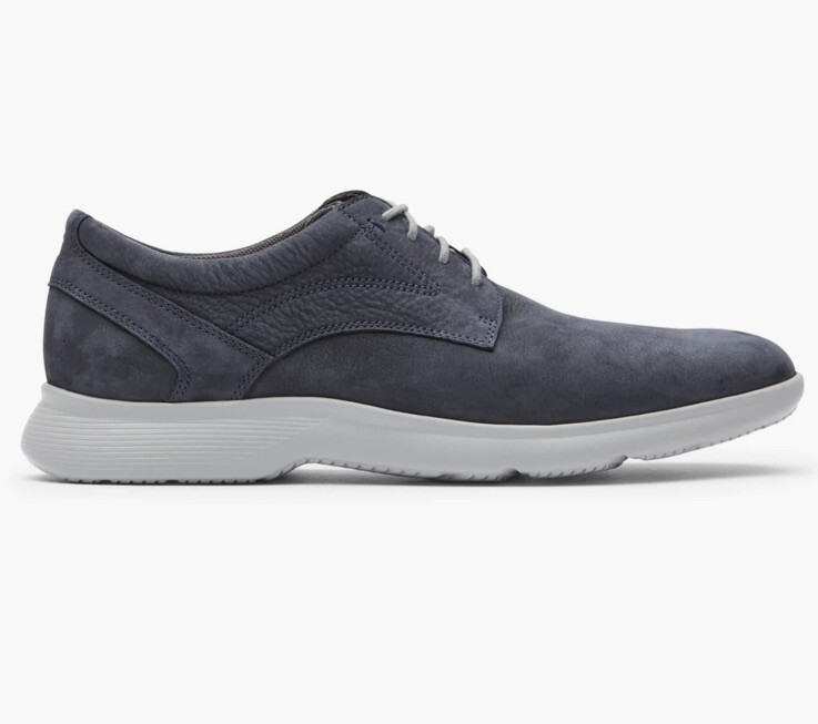 SAOLA Scarpe uomo Rockport TRUFLEX eleganti porte punta liscia Oxford scamosciate blu navy CJ0015