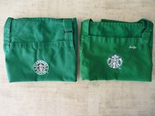 STARBUCKS Green Barista Aprons Set of 2 Coffee Uniforms