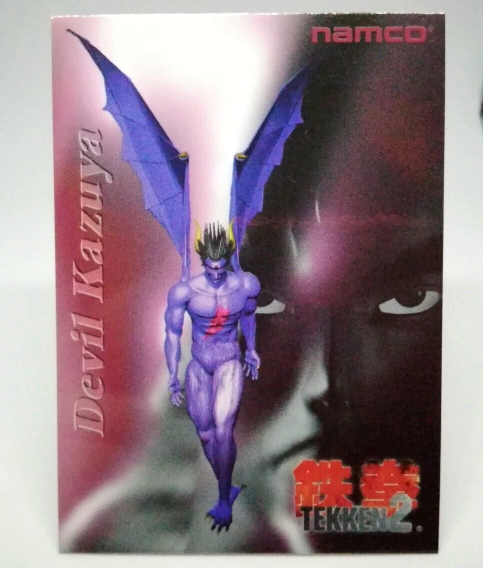 044 Devil Kazuya Tekken2 Namco Official Collection Cards memori
