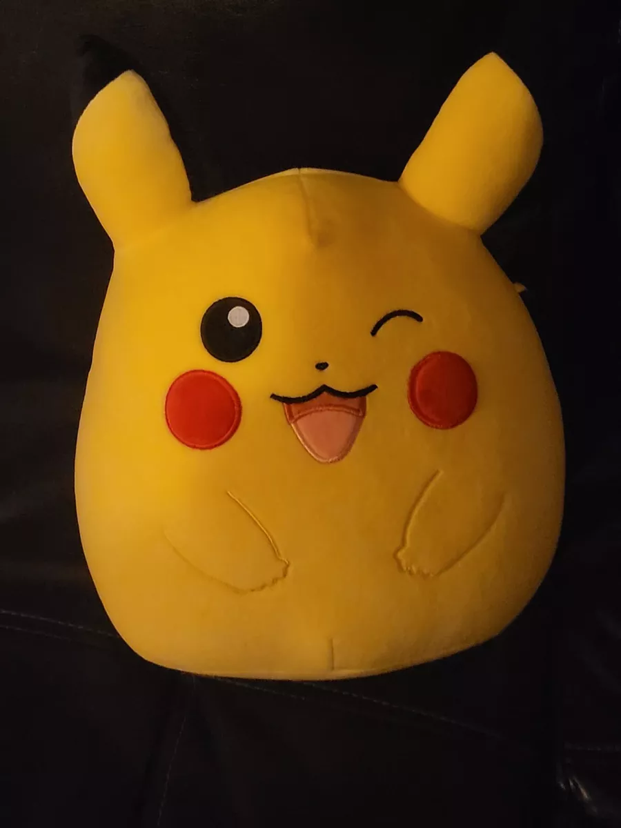 Winking Pikachu Squishmallows Plush - 12 In.