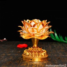 1 Pcs Buddha Lotus Light Portable Lightweight Practical Lotus Lamp Temple Home
