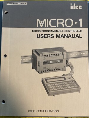 idec Micro 1 Micro Programmable Controller Users Manual