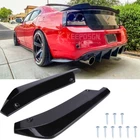 For Dodge Charger SRT8 Rear Spats Splitter Diffuser Bumper Spoiler Wrap Angle A+