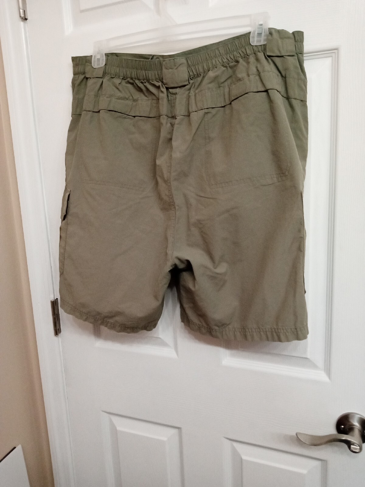 Reel Legends Mens Shorts Performance Clothing Cargo Fish Boat Green