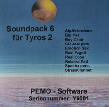 PEMO Software Soundpack 6 für Yamaha Genos, Tyros 2,3,4,5, PSR770,775,970,975...