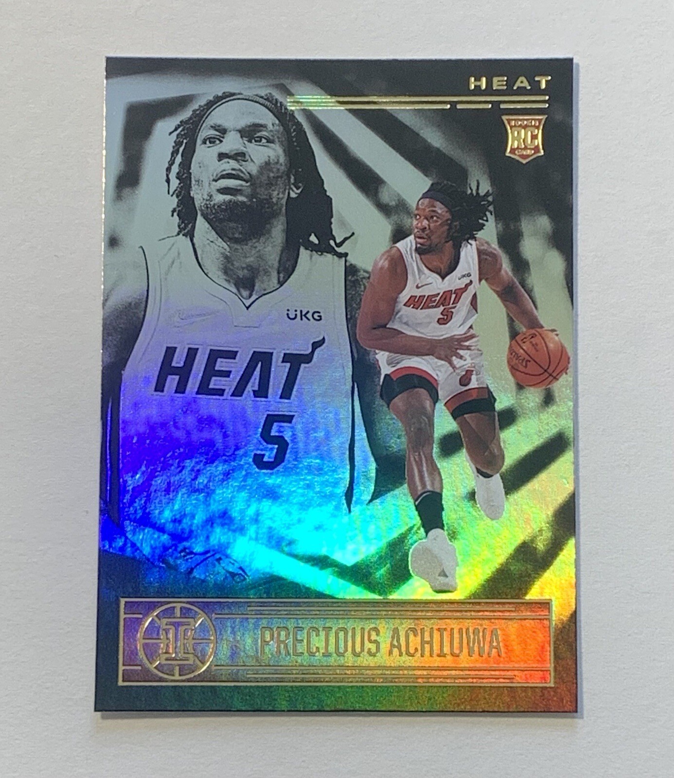 2020-21 Panini Illusions Precious Achiuwa RC #166 Miami Heat