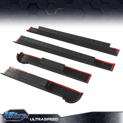Fit For 2007-2013 Chevy Silverado 1500 Extended Cab Rocker Panels Protect Cover