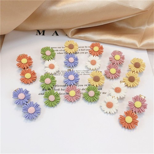 Children Hair Accessories Hairpins Barrettes Small Daisy Hair Clips Cartoon - Picture 3 of 11
