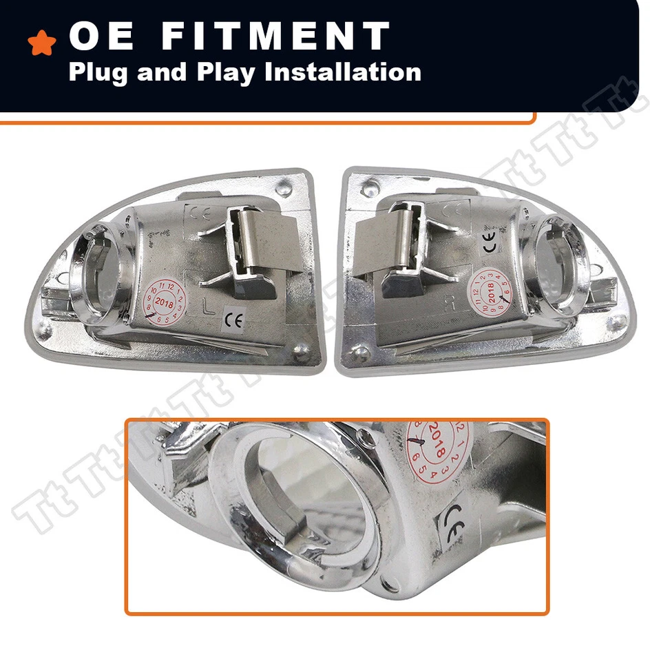 Clear Side Marker Light Turn Signal Lamp OEM For Smart Fortwo451 MK1&MKII 07-15  - Image 4 of 4