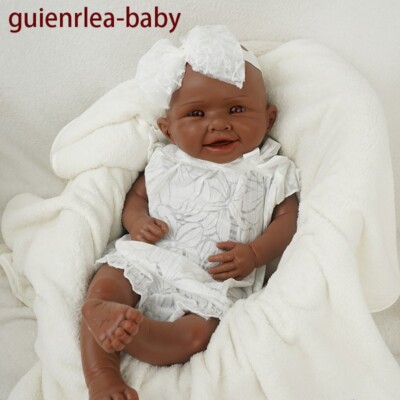 18.11''  solid silicone doll silicone reborn doll silicone girl doll  toys gifts