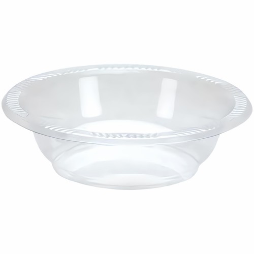 Clear Solid Color Premium Heavy Weight Plastic Dessert Bowl (5 Oz.) 50 CT - Picture 2 of 3