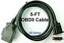 Obd2 Obdii Cable Compatible With Autek Ikey-820 Key Programmer Diagnostic Tool