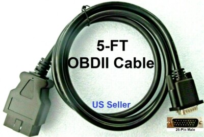 OBD2 OBDII Cable Compatible with Autek iKEY-820 Key Programmer Diagnostic Tool