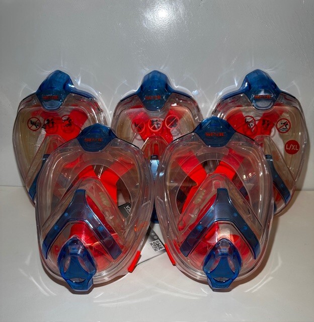 Seac Full Face Snorkel Mask For Snorkeling And Water Sports