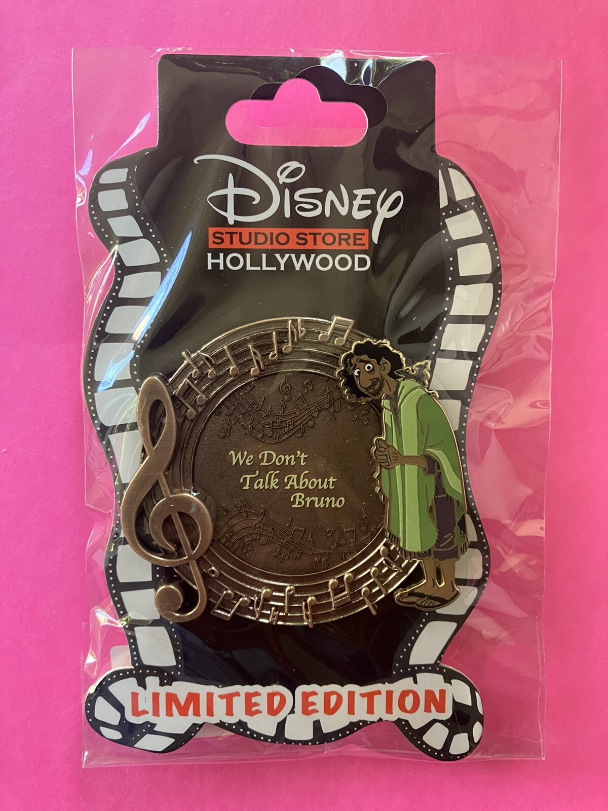 Disney D23 Expo DSSH Music Series Lin-Manuel Miranda BRUNO Encanto Pin LE 400