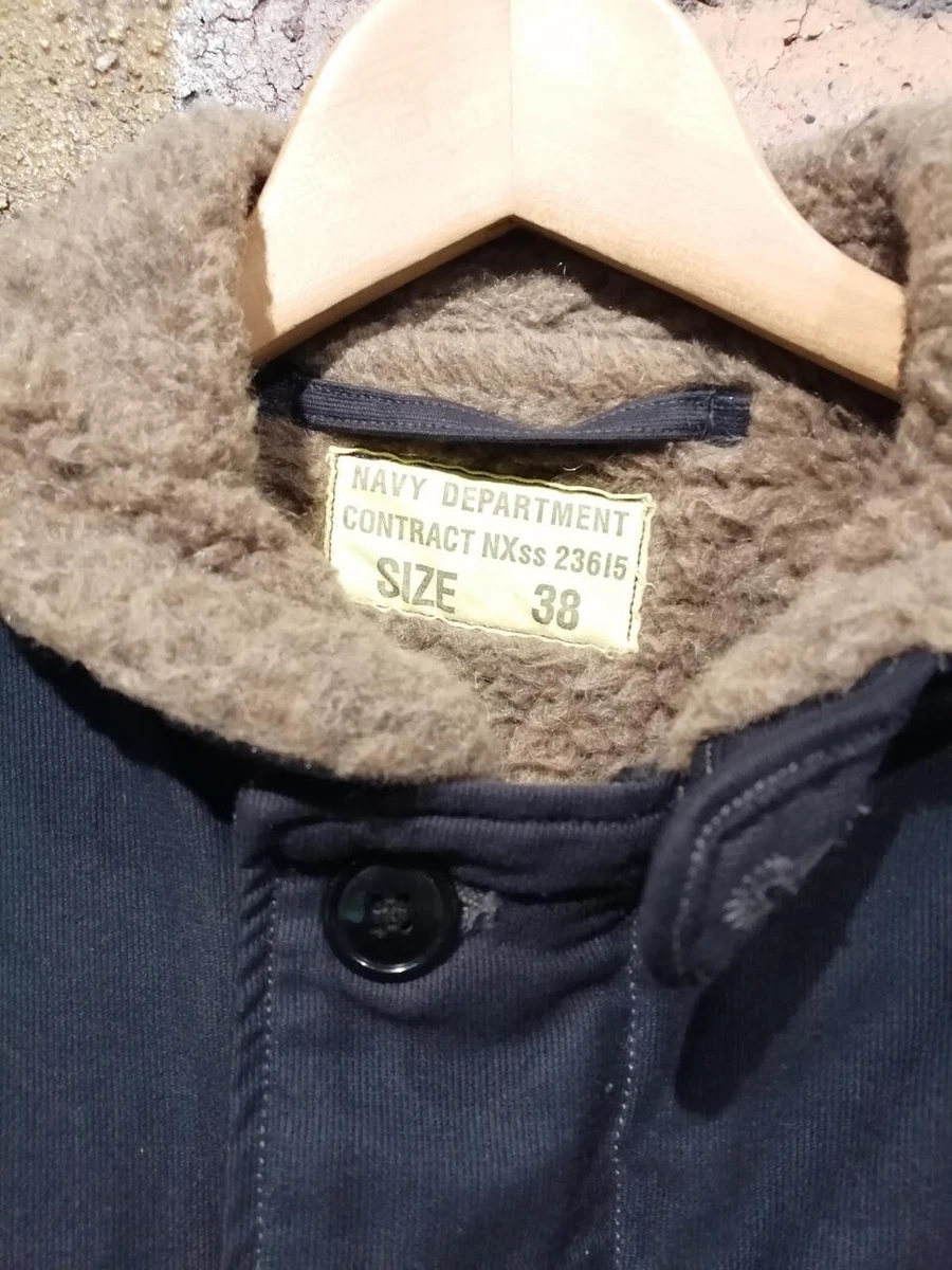 Buzz Rickson's N-1 N 1 Deck Jacket 38 Navy U.S Navy | eBay