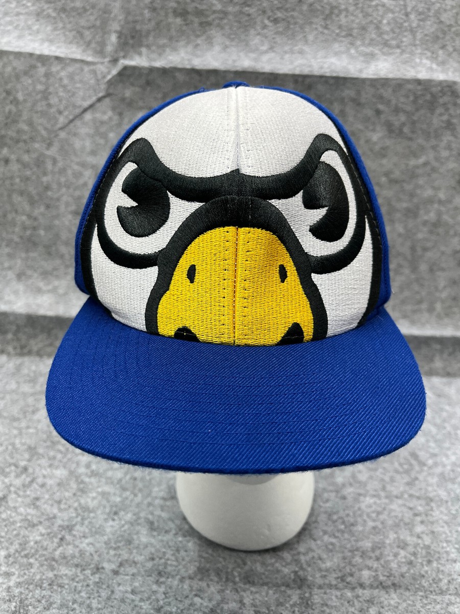Bird Sport Mascot Tokyodachi Zephyr Hat Cap Snap Back Youth Blue