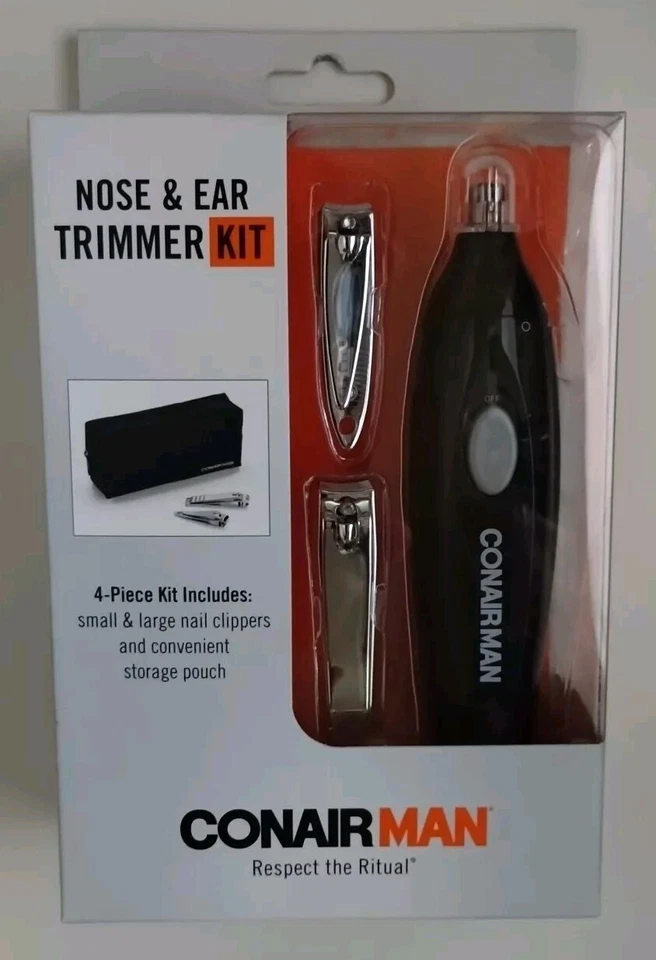 Kit de 4 recortadoras de nariz y orejas Conair Man nuevo Foto 3 de 3