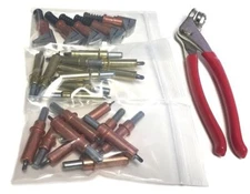 CLECO FASTENER STARTER KIT / PLIERS / FASTENERS / CLAMPS FOR METAL FABRICATION