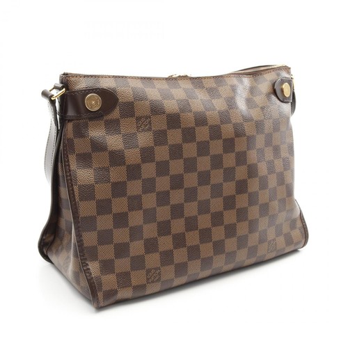 LOUIS VUITTON Duomo Crossbody Shoulder Bag N41425 Damier Canvas Leather Ebene LV - Picture 2 of 11