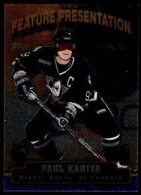 1999-00 Topps Premier Plus Feature Presentations Paul Kariya #FP5 R86