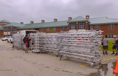 Exhibit Hardware for Outdoor or Indoor Custom Mfg Trusses, Bases, Custom Trailer