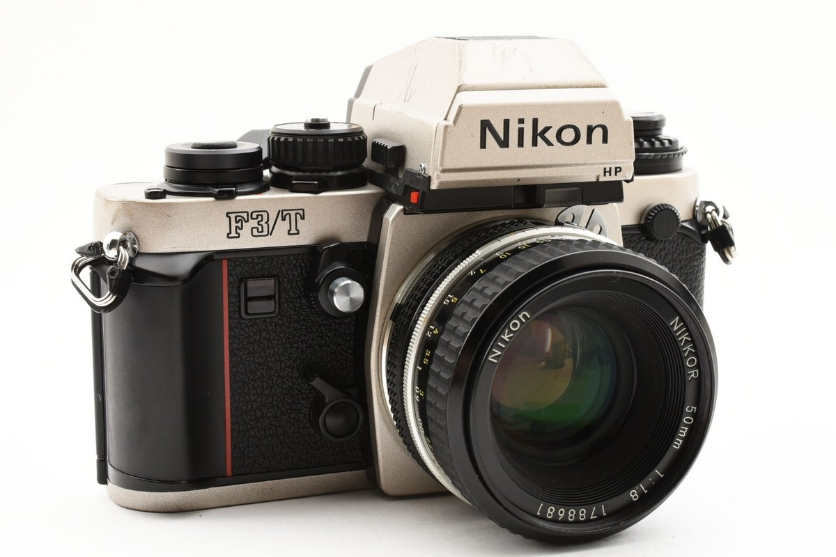 Nikon F3/T HP Titan Silver 35mm Film Camera w/ Ai 50mm f/1.8 Nikon F3/T HP Titan Silver 35mm Film Camera w/ Ai 50mm f/1.8