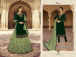 straight anarkali