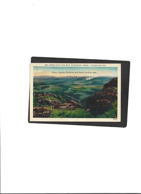 VIRGINA PC ''Looking South from White Top Mountain'' 10-5-1940 Pulaski, VA.