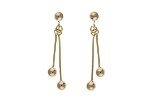 Orecchini Circolari In Oro Giallo 9 Carati (375): Cerchio 6mm Con Chiusura A Farfalla
