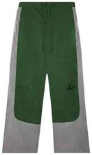 Nike Off White x Jordan Track Pants XS Mens CV3445-361 Green Grey