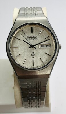 Green　セイコー　キングクォーツ　4823-8130　ヴィンテージ Vintage Seiko King Quartz Rare Snowflake Dial 4823-8130