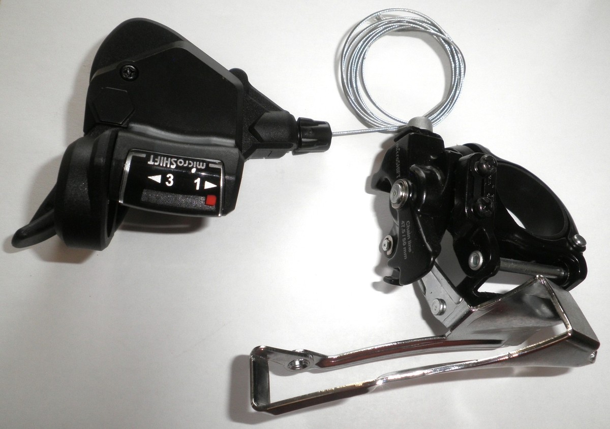 MICROSHIFT 60T フロントギア microSHIFT MEZZO 3-speed FRONT DERAILLEUR/SHIFTER MOUNTAIN BIKE