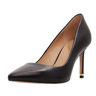 Ted Baker Womens Charlotte Pumps US 7 EU 37.5 Black Leather EUC
