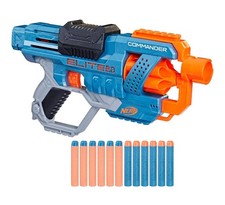 NERF Elite 2.0 Commander RD-6 Dart Blaster w/ 12 Darts - 6-Dart Rotating Drum -