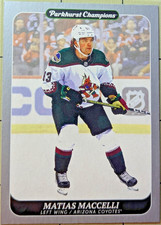 2023-24 Parkhurst Champions #143 Matias Maccelli Silver