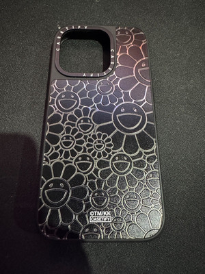 iPhone 15 Pro Case Schutzhülle Casetify Takashi Murakami Schwarz Spiegelnd