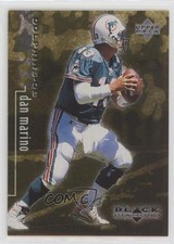 1998 Upper Deck Black Diamond Rookie Edition Triple 932/1500 Dan Marino HOF 0x5h